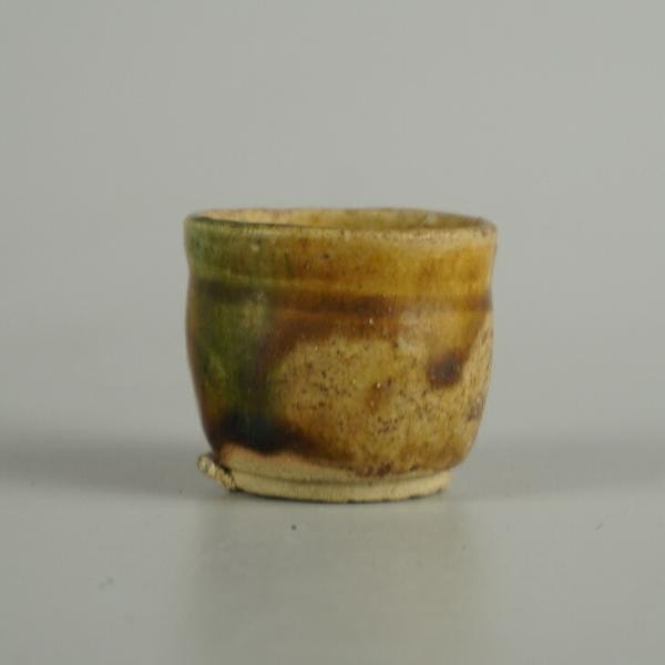 【中古】 盆栽鉢 弘 豆鉢 長辺 約 4cm 丸鉢 釉薬 ミニ鉢 鑑賞 観賞用 現品 中古鉢