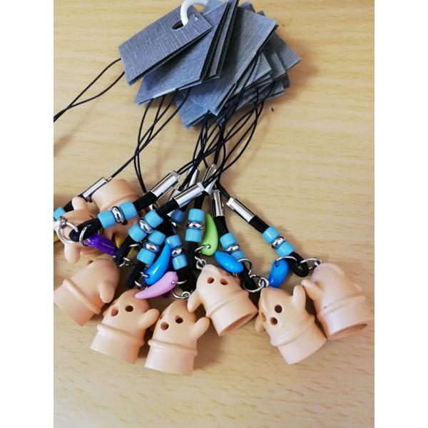 ピンクシルバー 埴輪 トップ ストラップ付き ピンクシルバー 埴輪 トップ ストラップ付き