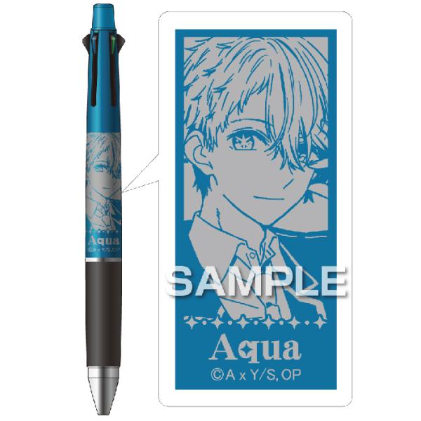 メンサグッズ　mensa 多機能ボールペン、ピンバッジ、付箋等 三菱鉛筆 推しの子 おしの子 『アクア・HH3552』 ジェットストリーム