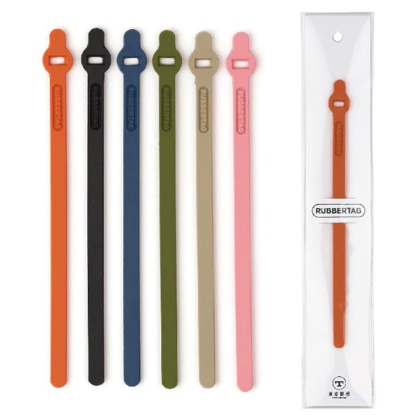 手荷物の目印になる色鮮やかな「ラバータグSサイズ」です。キャリーバック・スーツケースの持ち手・キーホルダーにつけることで、荷物の間違い防止に役立ちます。●パッケージサイズ：36×216×D4mm●本体サイズ：12×150×D3mm●素材：天...