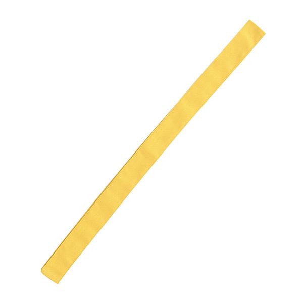 ハチマキを巻いてビシッとキメよう！巾40×1100mm ※こちらのご注文は、黄色のはちまき1枚になります。 商品素材：綿100％ ※ご注文時にメーカー在庫が品切れになっている場合がございます。ご了承ください。
