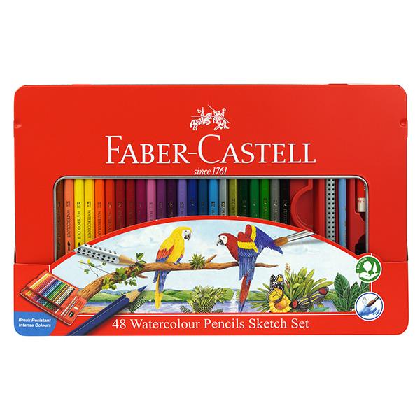 ファーバーカステル 水彩色鉛筆 48色セット FABER-CASTELL