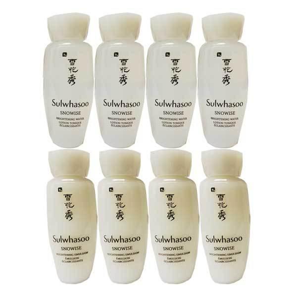 雪花秀 ソルファス Sulwhasoo 滋晶水 滋晶乳液 15ml 各4本 計8本 高級韓国コスメ 化粧水 乳液 お試しサンプル 低価格 定形外郵便 送料無料 Sulwhasoosample Snowise ハンマウム 通販 Yahoo ショッピング