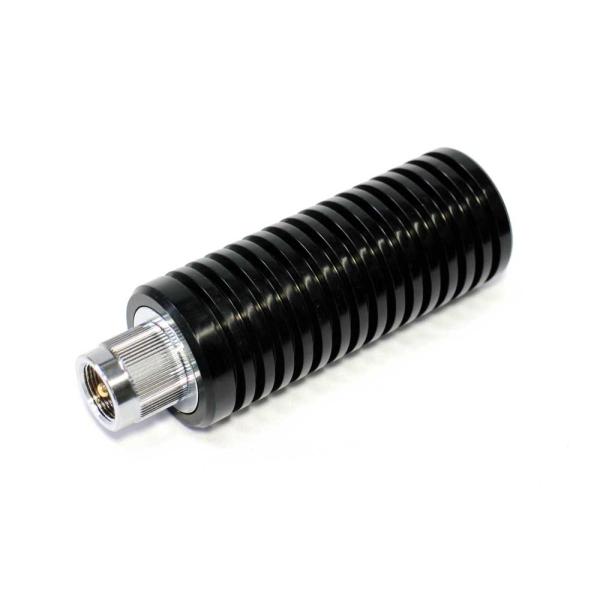 周波数範囲：DC〜300MHzインピーダンス：50Ω定格電力：35W(連続)／250W(5秒)VSWR:DC〜150MHz：1.1／151〜300MHz：1.2コネクター：M型重量：約325g全長：約120mm