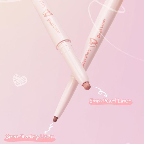 [2aN] カラープレイデュアルライナー Color Play Dual Liner 韓国コスメ01 Honey Peach02 BeBe Pink04 Rosy Candy