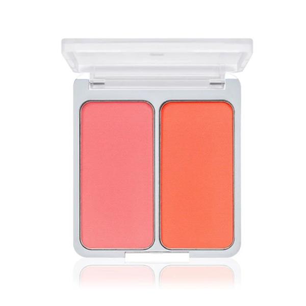 [2aN] デュアルチーク Dual Cheek ＃04 Hot Living Coral 韓国コスメ アイシャドウ 高発色 密着 メイク チーク「カラー バリエーション」01 Cotton Candy Violet　コットンキャンディー ...