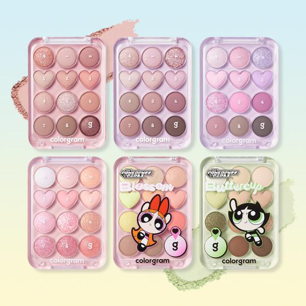 colorgram カラーグラム ピンポイントアイシャドウパレット  目元チュートリアルアイパレット01 Peach+Coral　ピーチ コーラル02 Pink+Mauve　ピンク モーブ04 Bright+Cool　スプリングブラウン サ...