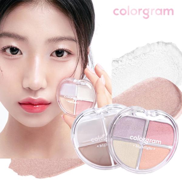 colorgram ティントリーハイライターパレット Tintin Dory Highlighter Palette カラーグラム01 ゼリービーム JELLY BEAM02 クリームバーム CREAM BALM