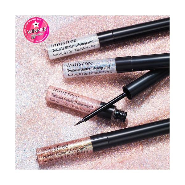 Innisfree イニスフリー トゥインクル グリッターホログラム4色 韓国コスメ アイシャドウ グリッター