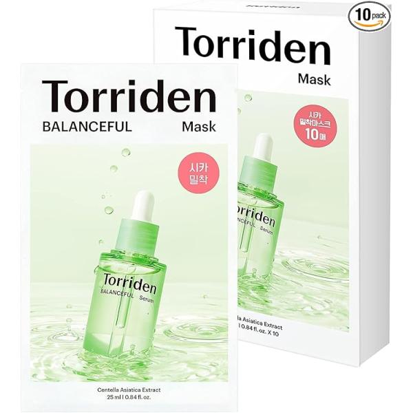 [Torriden] バランスフル シカマスク 10枚トリデン BALANCEFUL Cica Mask シカ パック 韓国スキンケア