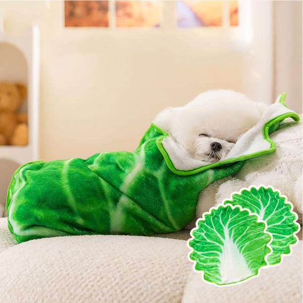 白菜 ブランケット 毛布 赤ちゃん ペット にもオススメ！ ひざ掛け