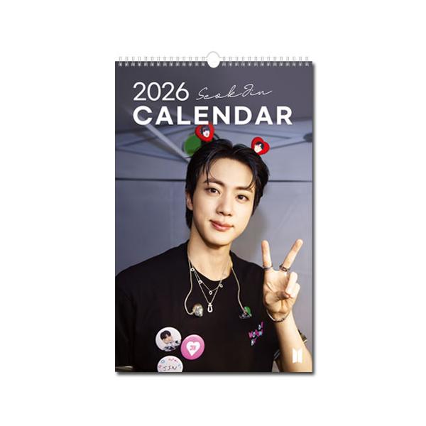 ジン JIN (BTS バンタン) 2026年 (令和8年) フォト 壁掛け