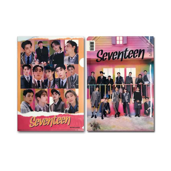 seventeen クリアファイル 送料無料・速達】 SEVENTEEN (セブンティーン) クリア フォルダー