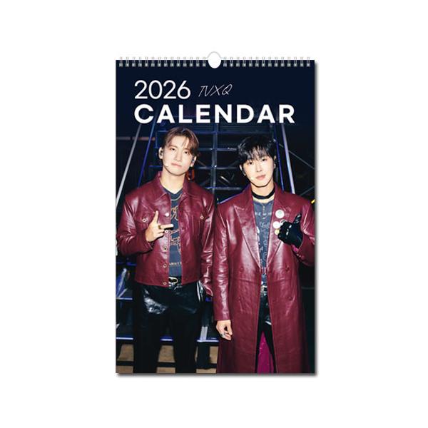 東方神起 TVXQ 2026年 (令和8年) フォト 壁掛けカレンダー グッズ : 韓