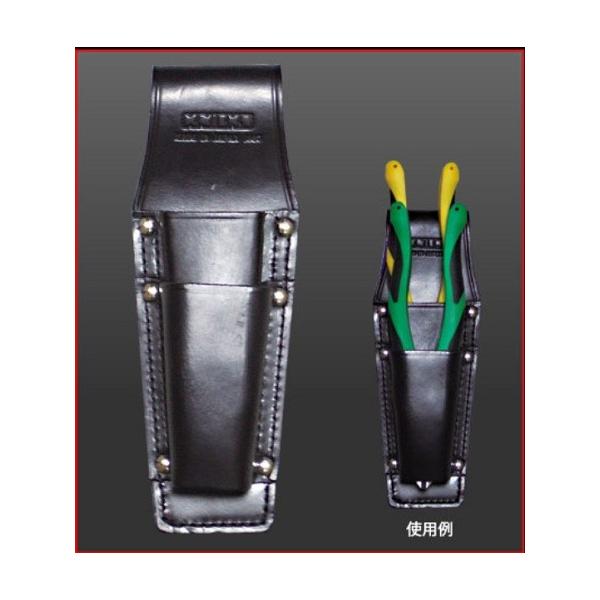 他サイト： ニックス(KNICKS) KB-201PLL ペンチ親子2段式LLタイプホルダー 腰袋 工具袋 道具袋の商品画像