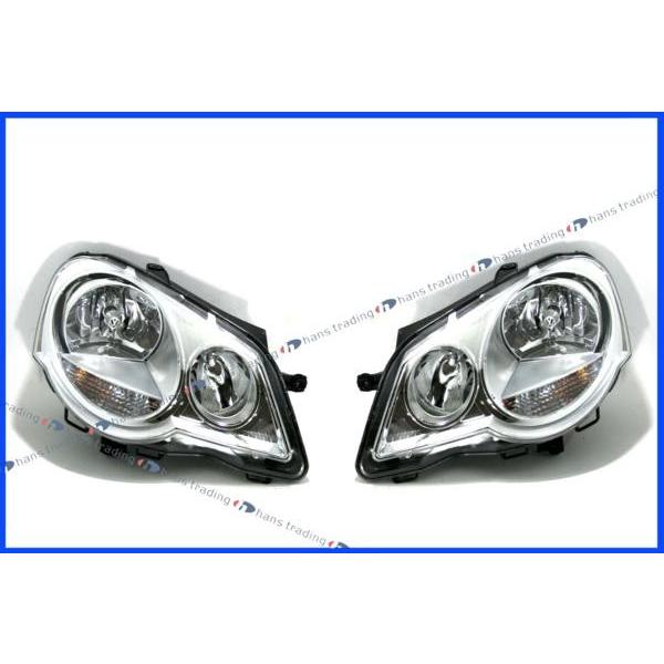 純正品 VW POLO ポロ 9N 後期 ハロゲンヘッドライト フォルクスワーゲ 