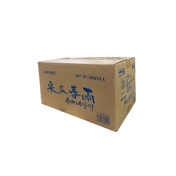 ※「宋家の春雨」業務用パックです。熱を加えても煮崩れしないので、食感に弾力が残る本場韓国春雨です。保存期間は２年と長く、タレがしみ込みやすく食べやすい細さ。原料はさつま芋でん粉を使用し、食物繊維が豊富です。チャプチェやプルコギなど本場韓国料...