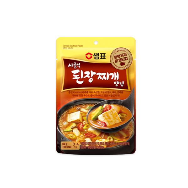【泉標】センピョ　田舎風　デンジャンチゲヤンニョム130g　韓国食品　レトルト食品　簡単調理　デンジャン　チゲ　ソース