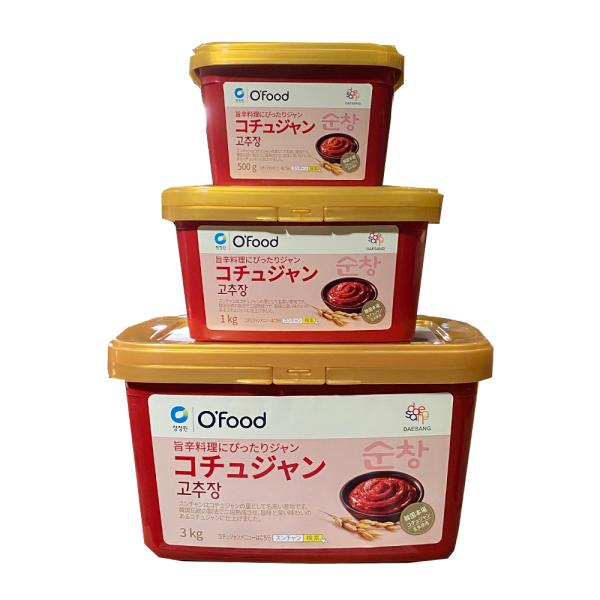 ※特徴赤唐辛子、もちこめ、うるち米、精麦・・・、発酵させた韓国伝統の調味味噌です。韓国でも一番有名なスンチャンという地域のコチュジャンを商品化したもので栄養はもちろん、甘さ、辛さは逸品です。コチュジャンは、韓国のあらゆる料理に使います。辛さ...