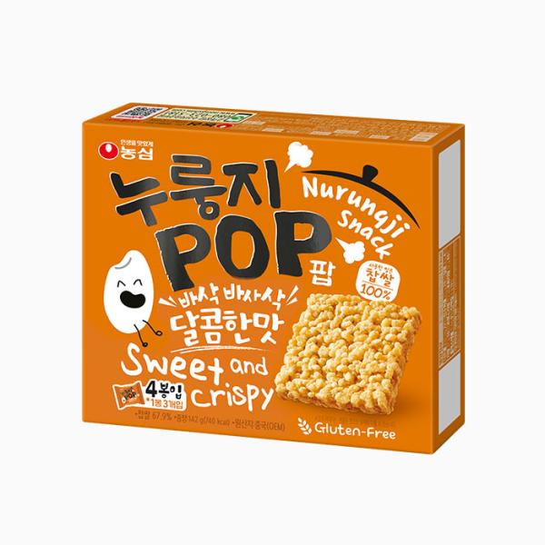 ★26.6.25入荷次第発送★　【農心】ヌルンジ　POPスナック　142ｇ