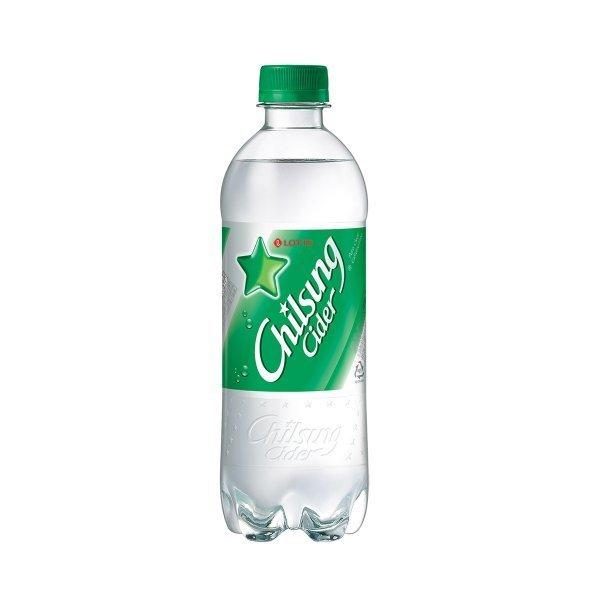 送料無料　ロッテ 七星サイダー ペットボトル 500ml×20本 1BOX　1本当たり￥124.2(税込)