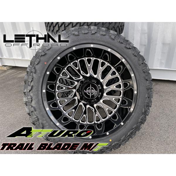即納 ハマーH2 ハマーH1 LEATHAL OFFROAD 22インチマッドタイヤ