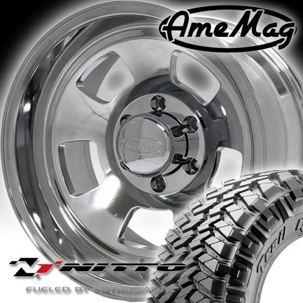 ニットータイヤ AMEMAG AG05 17x10J アメマグ FJクルーザー ハマーH3 
