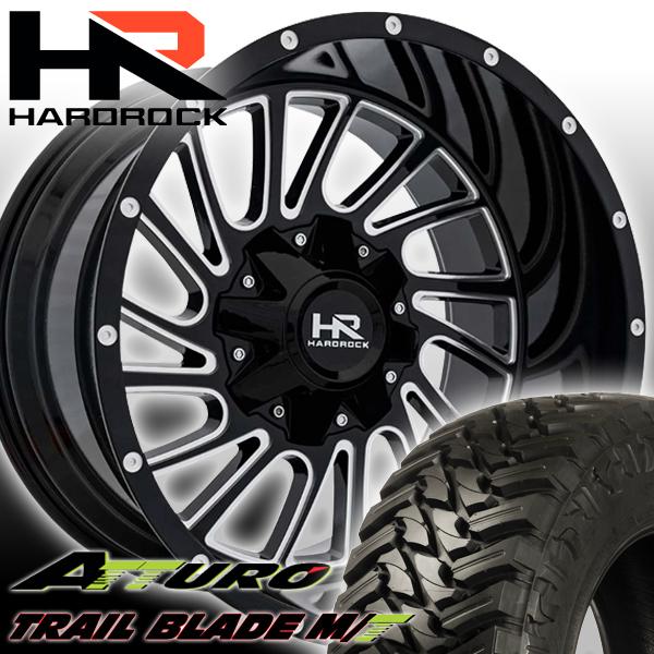 HARDROCK OFFROAD H708 20x12J 20インチマッドタイヤホイールセット 
