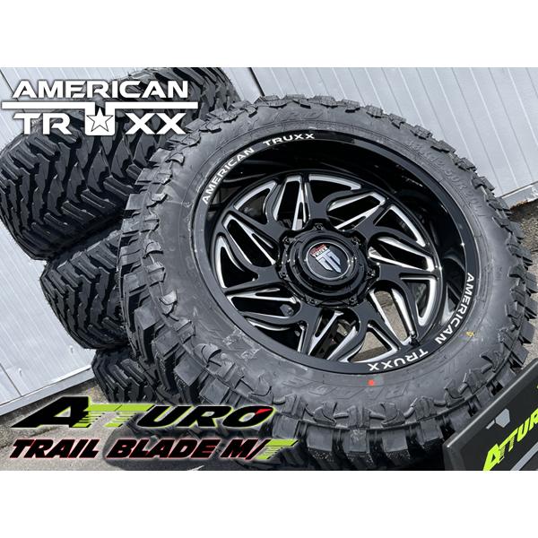 新品 タイヤホイールセット AMERICAN TRUXX 20x10J -24 pcd139.7 135 
