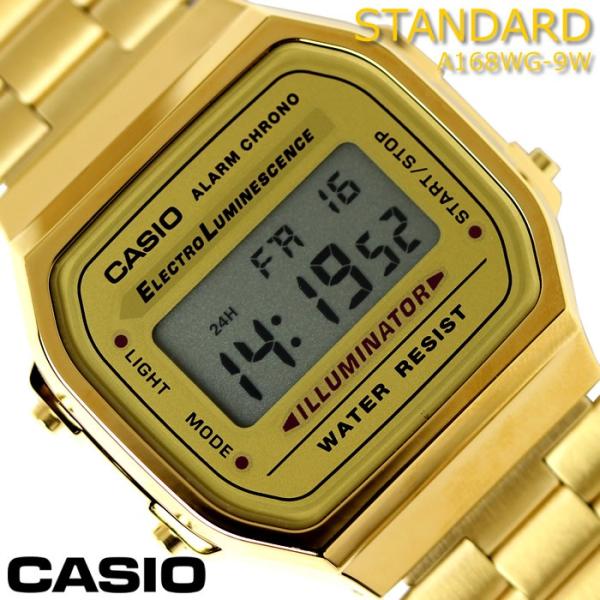 CASIO（カシオ） 腕時計 A-168WG-9W スタンダード デジタル メンズ