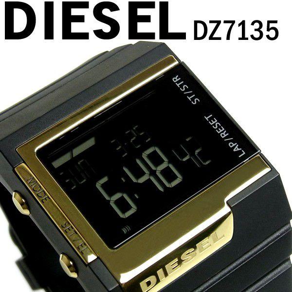 ディーゼル Diesel 腕時計 クロノグラフ メンズ デジタル メンズ腕時計 ブランド Dz7135 ブラックゴールド ディーゼル Diesel Dz7135 Hapian 通販 Yahoo ショッピング