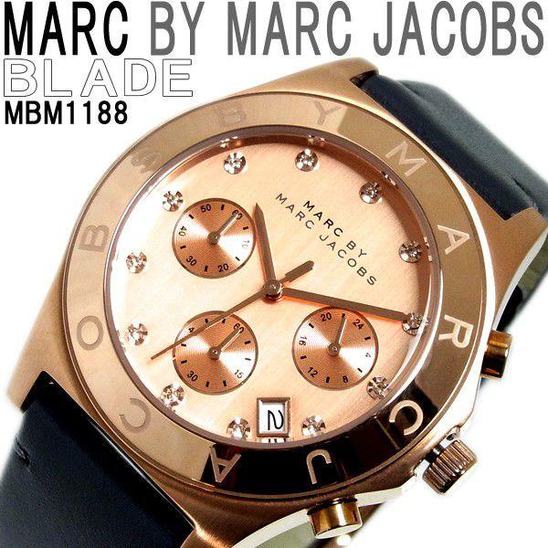 Marc By Marc Jacobs 腕時計 マークバイマークジェイコブス クロノグラフ Mbm11 メンズ レディース Blade Chrono Mbm11 Hapian 通販 Yahoo ショッピング