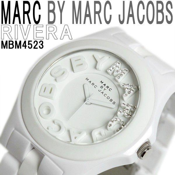 Marc By Marc Jacobs 腕時計 マークバイマークジェイコブス Mbm4523 レディース Rivera リベラ オールホワイト Mbm4523 Hapian 通販 Yahoo ショッピング