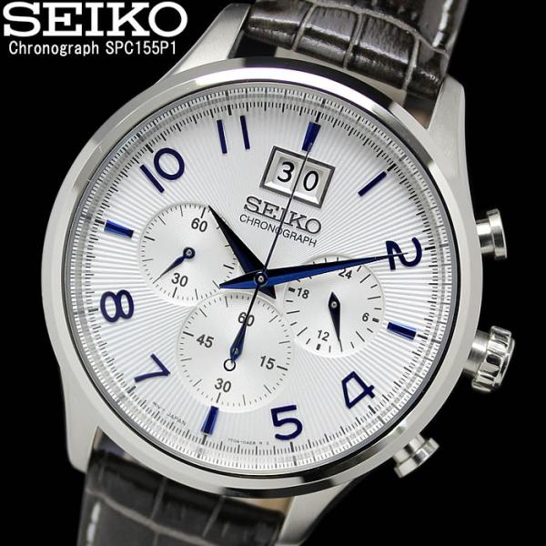 Seiko セイコー クロノグラフ 革ベルト メンズ 腕時計 Spc155p1 Buyee Buyee 日本の通販商品 オークションの代理入札 代理購入