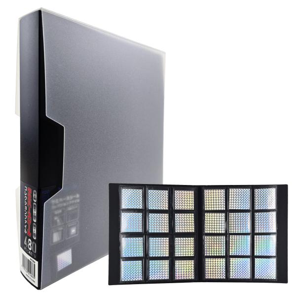 ●ウエハースシール、チョコシールなどのコレクションスクエアシールをスリーブに入れたまま収納できる！両面タイプ480ポケットの大容量ファイル●高透明PPシート＆ブラックカラーの下地でコレクションが映える！●コレクションをホコリから守ってスッキ...