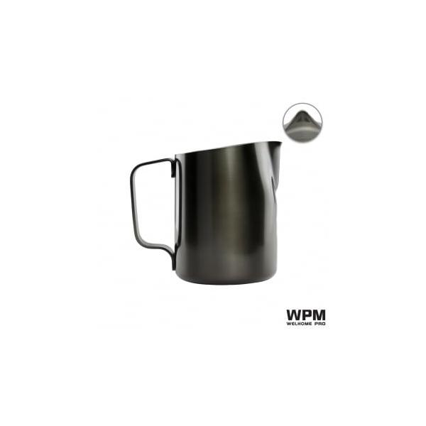 WPM ラウンドスパウト ミルクピッチャー 500ml ブラック