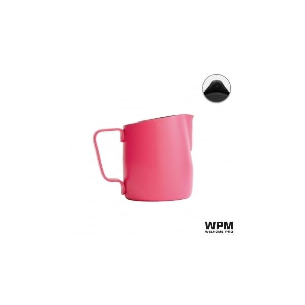 WPM ラウンドスパウト ミルクピッチャー 300ml ピンク