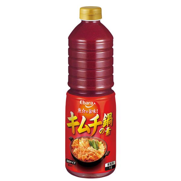 アサリ、ホタテ、オキアミ、鮭、かつおの旨味を効かせたコク深い味わいのキムチ鍋の素です。※在庫以上の数量をご希望の場合は、お手数ですがお問い合わせください。関連キーワード：鍋、なべ、鍋つゆ、パーティ、クリスマス、お正月、大晦日、年末