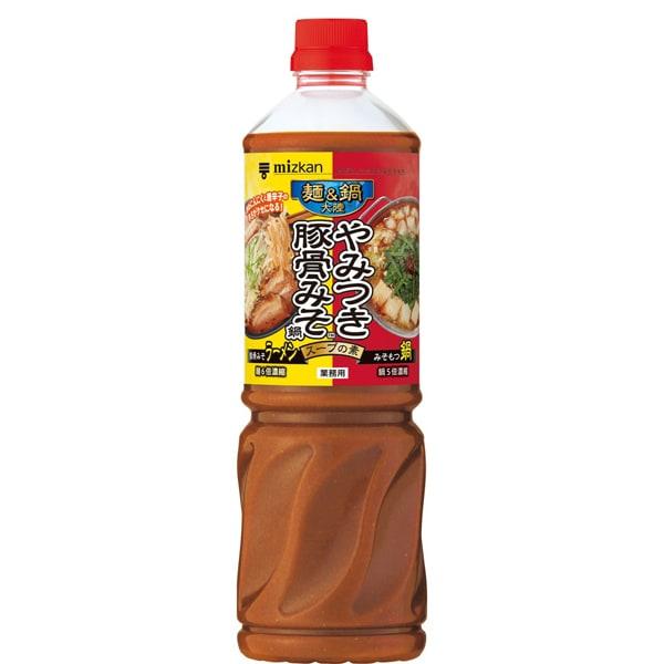 じっくり煮込んだ豚骨と鶏ガラの白湯スープに、米・豆の２種類の味噌をブレンドしました。ごま油と鶏脂で炒めたにんにくのパンチが効いた、コクのある味わいがやみつきになる豚骨みそ鍋スープの素です。肉や魚介を具材にした鍋はもちろんのこと、ラーメンスー...