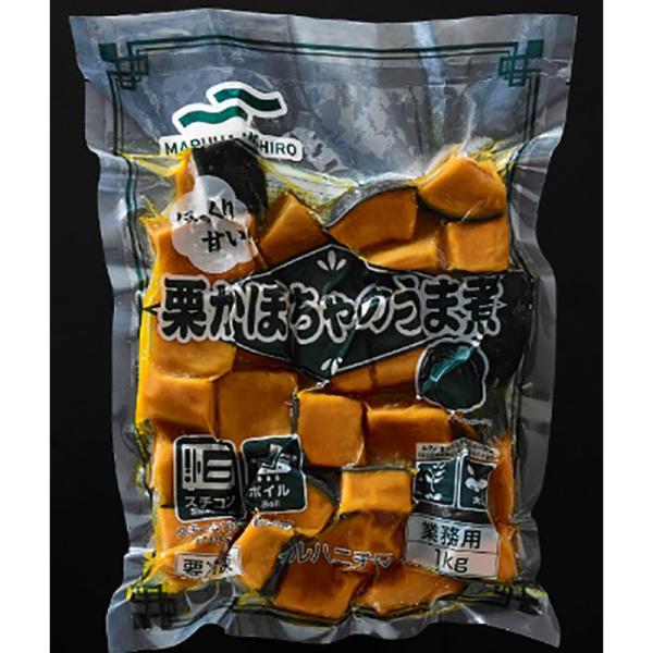 乱切りにカットした栗かぼちゃを調味液と共にパックしました。加熱調理により調味液が染み込み美味しく召し上がれます。名称：ほっくり甘い！栗かぼちゃのうま煮原材料：かぼちゃ、甘煮のたれ（砂糖、しょうゆ、かつおエキス、食塩）、砂糖／調味料（アミノ酸...