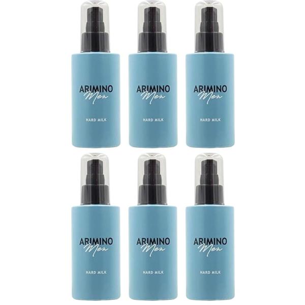 【まとめ買い】6個 セット アリミノ(ARIMINO) メン ハードミルク 100g ヘアワックス クリア