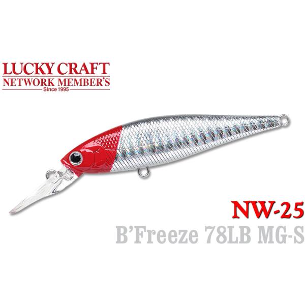 ラッキークラフト NW-Amigo 25 ビーフリーズ78LB MG-S