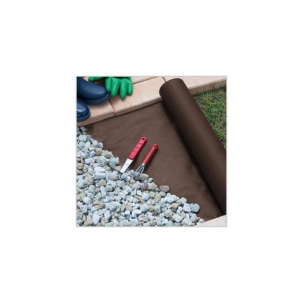 防草シート ガーデンプロテクト ラインナップ (50cm×10m, ブラウン)