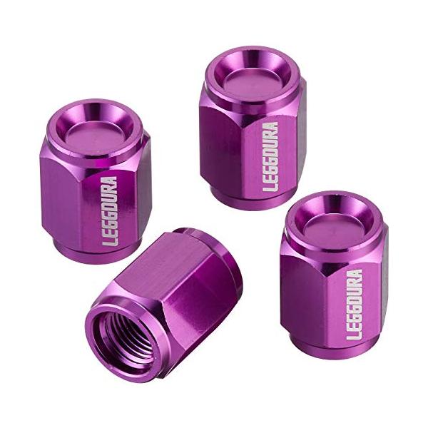 他サイト： KYO-EI(協永産業)レデューラレーシング(LEGGDURA RACING)バルブキャップ(エアバルブキャップ)パープル CKIVPの商品画像