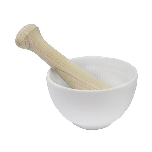 他サイト： 貝印 KAI すり鉢 すりこ木棒 天然木 ( 朴 ) 付き ミニ キッチンツール 日本製 SELECT100 DH3020の商品画像