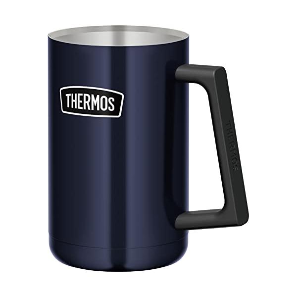 他サイト： サーモス アウトドアシリーズ 真空断熱ジョッキ 600ml ミッドナイトブルー ROD-008 MDBの商品画像