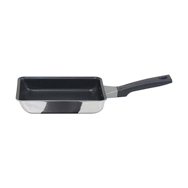 ウルシヤマ金属工業 卵焼き フライパン 玉子焼き 19×14cm IH対応 テフロンプラチナ加工 日本製 ルミエール LME-E19-14 PF