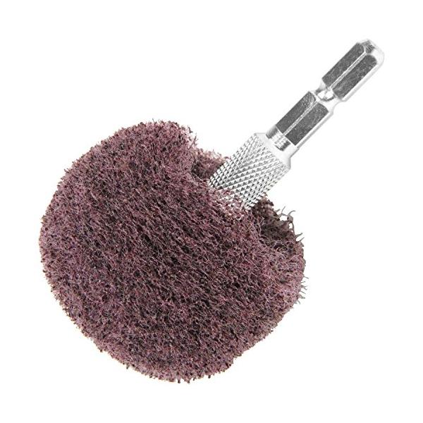 他サイト： SK11 サビ取りアフロ君 ジュニア 六角軸 電動ドリル/インパクトドライバー用 ふつう#240の商品画像