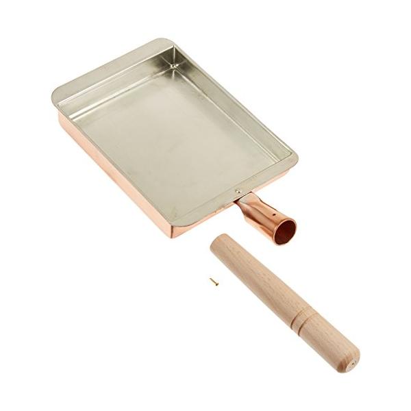【お試し価格！】 遠藤商事 TKG 銅の優秀な熱伝導で卵が 15cm 卵焼きフライパン 鍋・フライパン