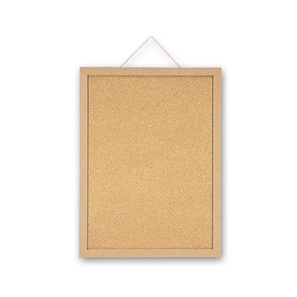 ・ブラウン L CB339・・Size:L・W60×D1.8×H45cm・両面コルクボード・プッシュピンが裏に出ない12mmの厚みを採用・タテヨコ両用・フレームには地球にやさしいMDFを採用